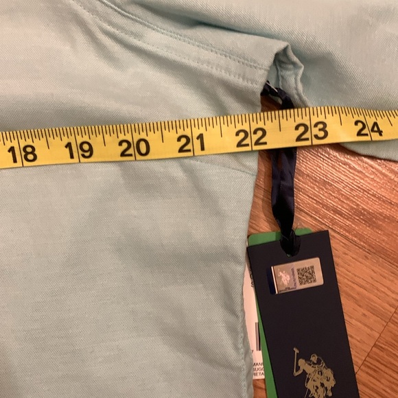 Women’s US Polo Button Down Light Blue Shirt - Picture 8 of 12